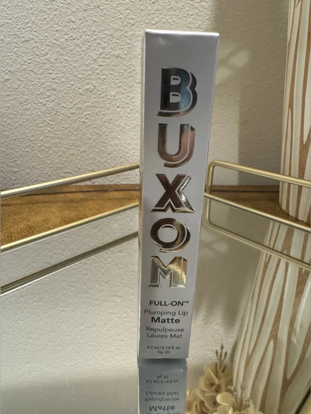 Buxom Full-On Plumping Matte Liquid Lipstick Party Hopping Mauve 0.14 fl oz